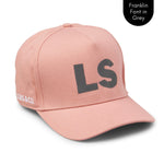 personalised customised pink hat with initials - cubs and co