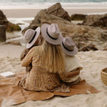 Dusty Taupe Wool Fedora - Matching Kids & Adult Sizes - Cubs & Co.