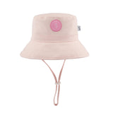 Pink Cotton Canvas Bucket Hat: Available in Toddler & Kids Sizes - Cubs & Co.