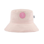 Pink Cotton Canvas Bucket Hat: Available in Toddler & Kids Sizes - Cubs & Co.