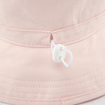 Pink Cotton Canvas Bucket Hat: Available in Toddler & Kids Sizes - Cubs & Co.