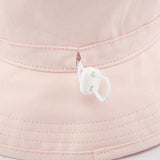 Pink Cotton Canvas Bucket Hat: Available in Toddler & Kids Sizes - Cubs & Co.