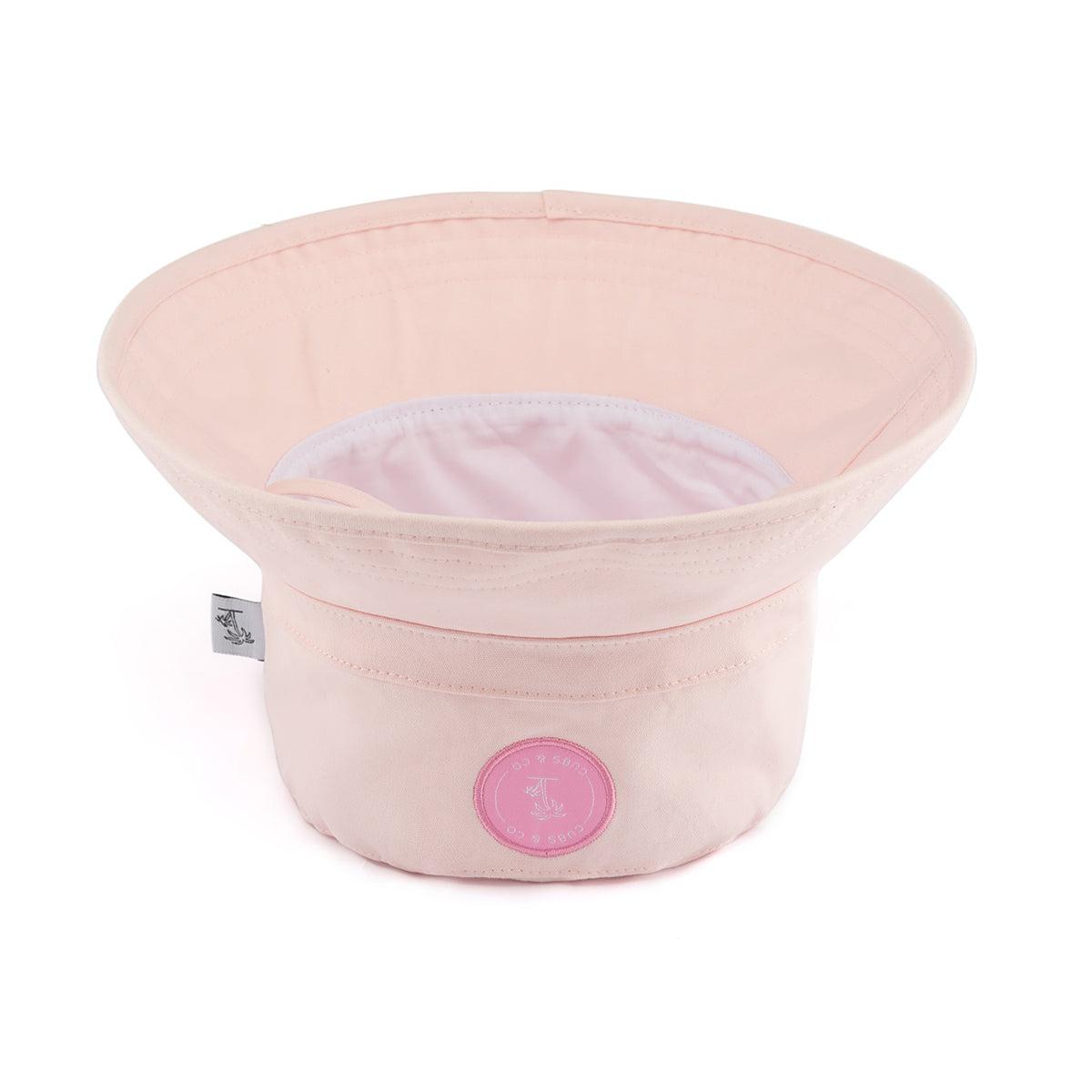 Pink Cotton Canvas Bucket Hat: Available in Toddler & Kids Sizes - Cubs & Co.