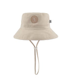 Taupe Cotton Canvas Bucket Hat: Available in Toddler & Kids Sizes - Cubs & Co.