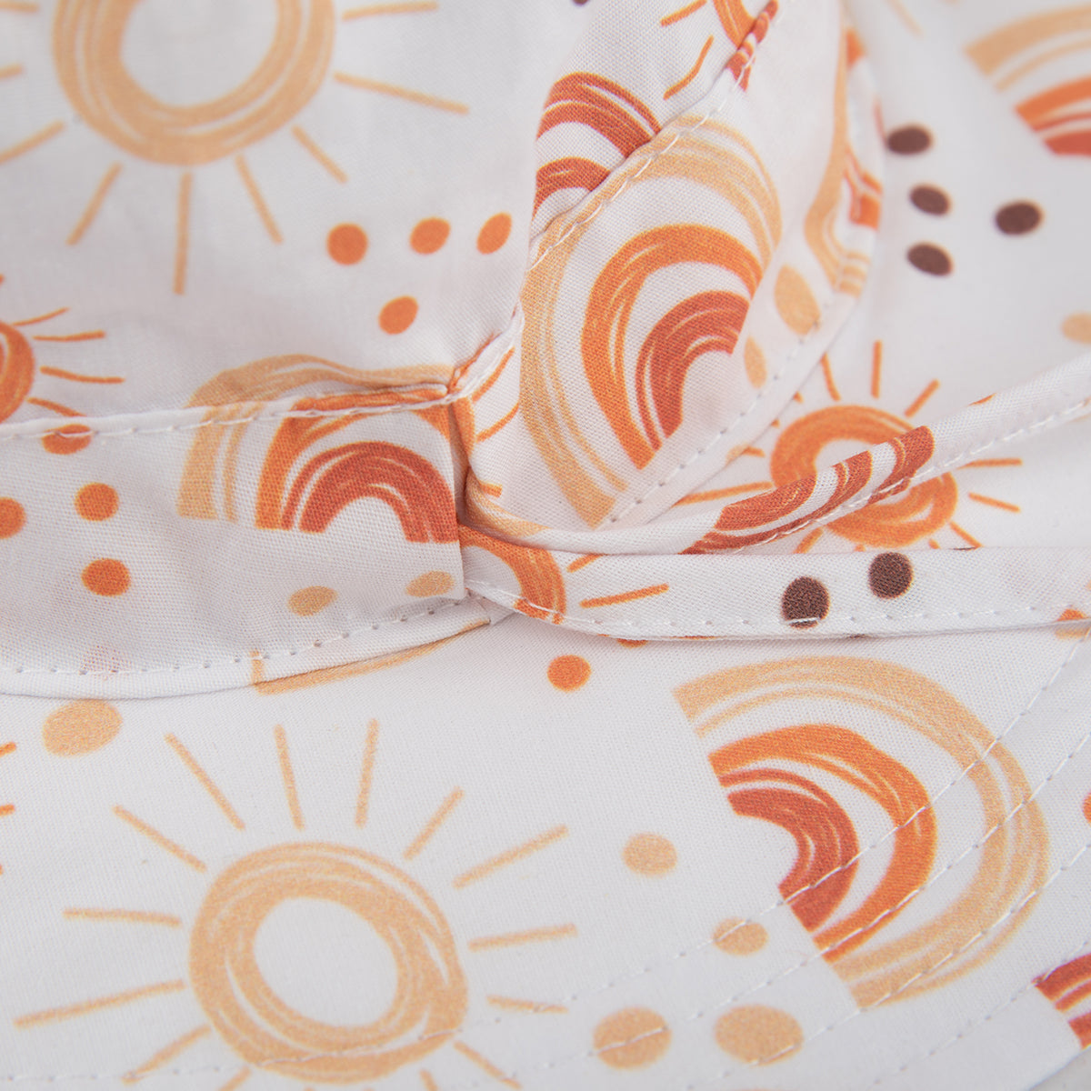 Sunshine & Rainbows Bucket Hat: Available in Newborn & Baby Sizes - Cubs & Co.