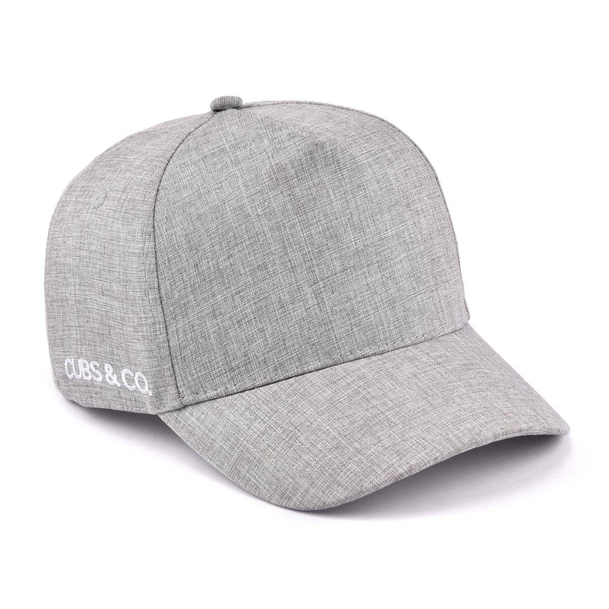 GREY BASEBALL HAT