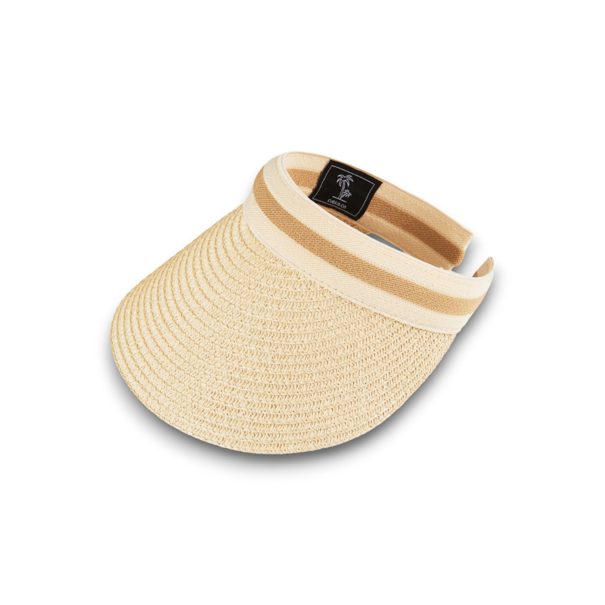Kids & Adults Matching Sun Visors For The Whole Family - Cream 