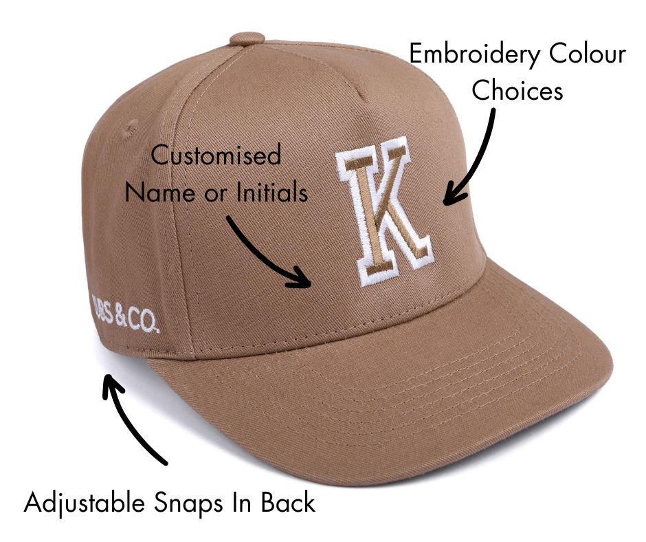 Personalised sales baseball hats