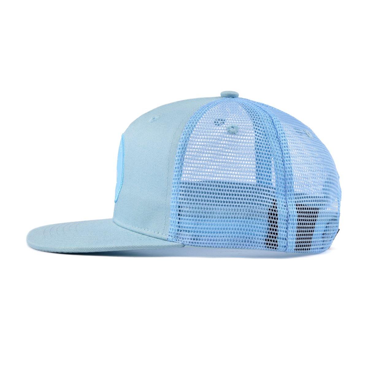 Baby blue trucker sales hat