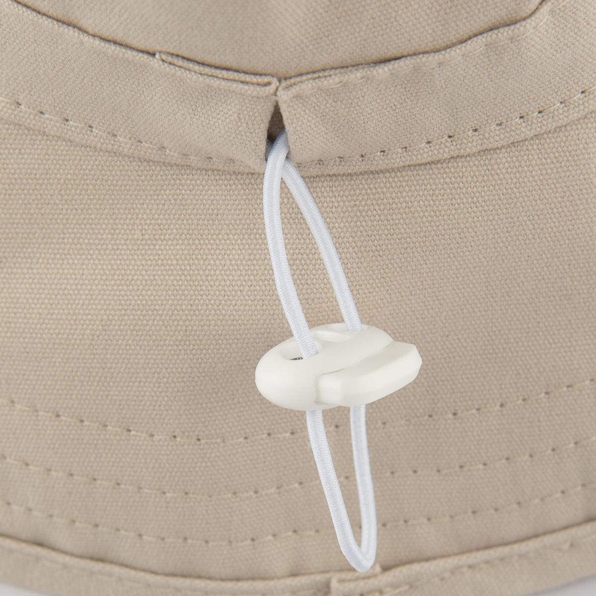 Taupe Cotton Canvas Bucket Hat: Available in Toddler & Kids Sizes - Cubs & Co.