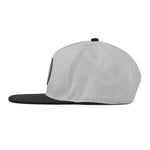 Grey and black flatbrim snapback hat for babies, toddlers, kids and men. Cubs & Co. Australia