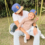 SUEDE NAVY WITH CUB: Available in Baby - Adult Sizes - Cubs & Co.