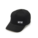 Black baseball cap with Mini for babies, toddlers and kids. Cubs & Co. Australia.