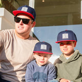 Matching dad and son hats, baby caps Australia, cubs and co