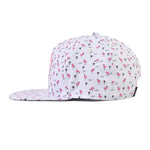 Kids pink flamingo snapback hat. Cubs & Co. Australia.