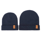 Matching navy winter beanies for kids, women and men. Cubs and Co. Australia