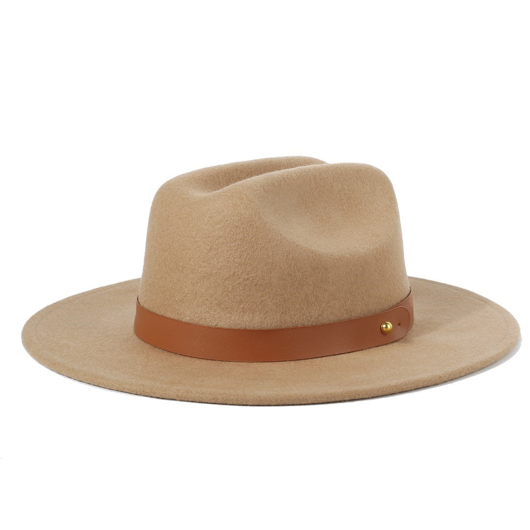 Caramel Wool Fedora - Matching Kids & Adult Sizes - Cubs & Co.