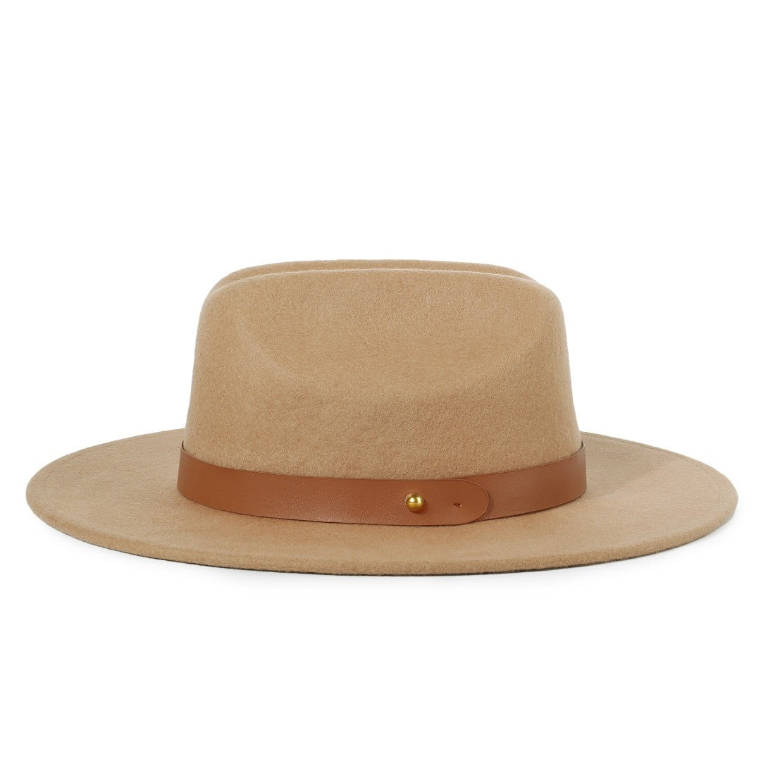 Caramel Wool Fedora - Matching Kids & Adult Sizes - Cubs & Co.