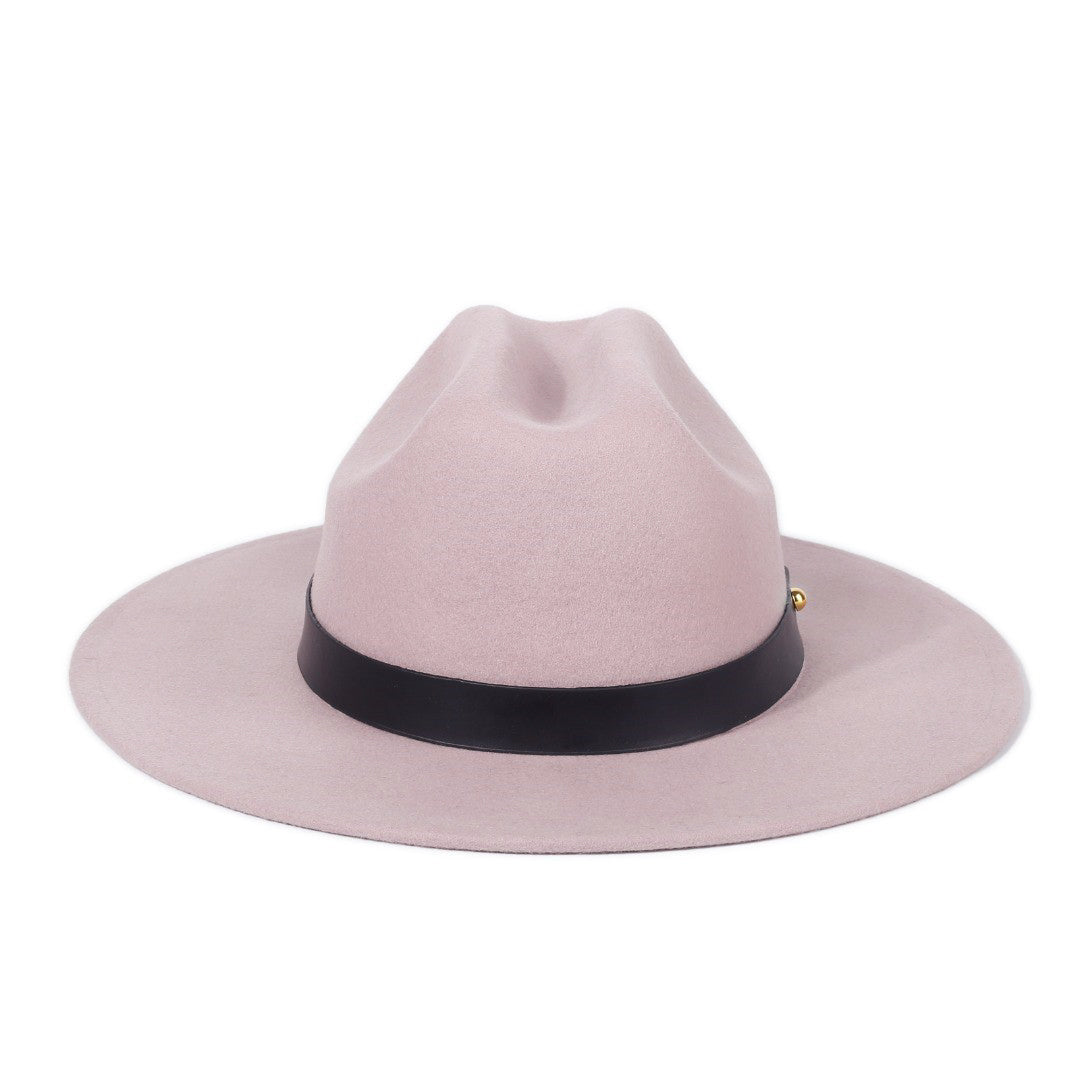 Dusty Taupe Wool Fedora - Matching Kids & Adult Sizes - Cubs & Co.