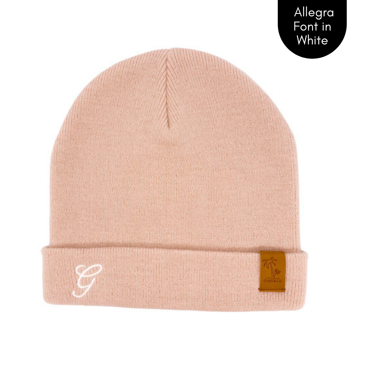 Pink personalised beanie, cubs and co Sydney