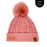 Pink pom pom personalised beanie, cubs and co Sydney