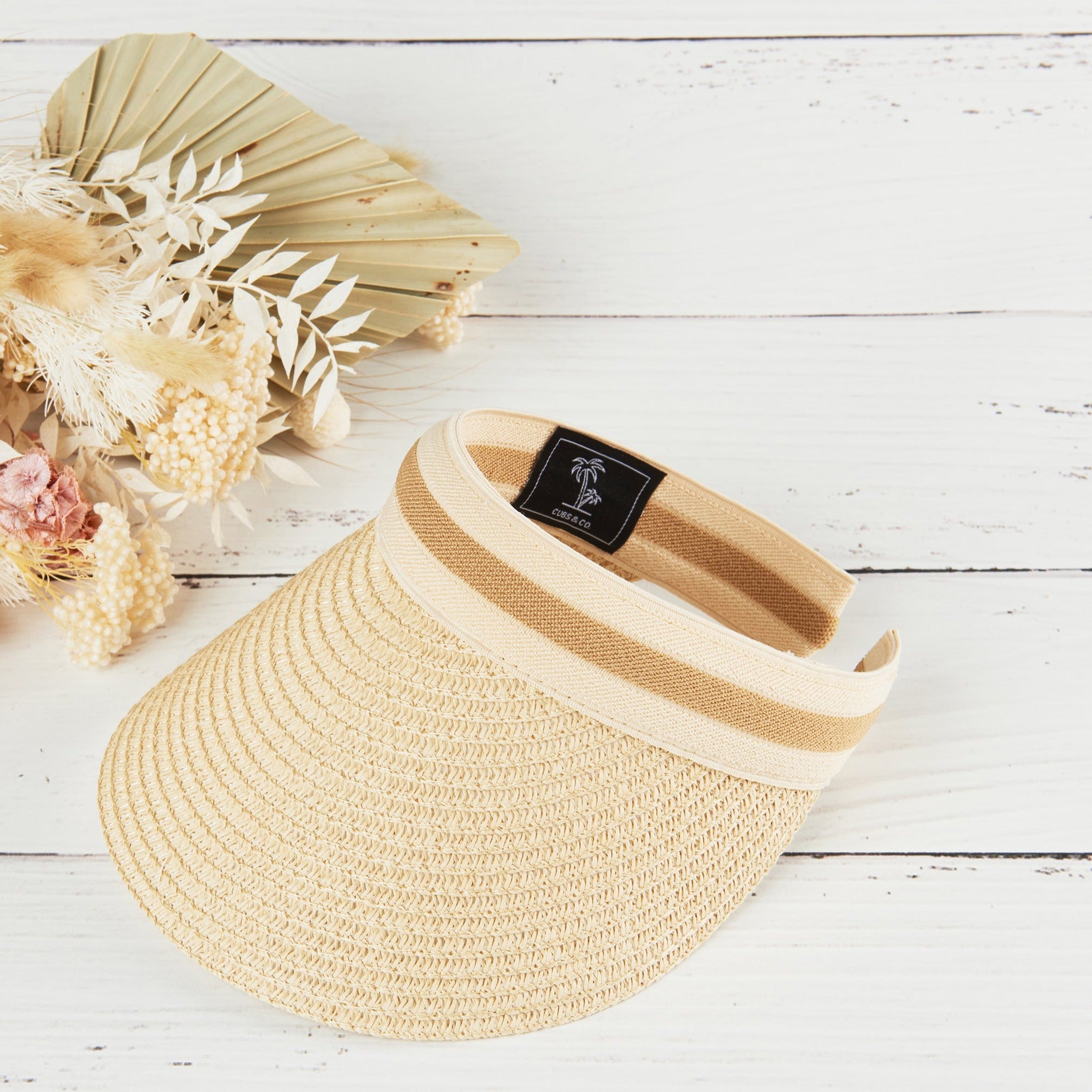 kids and womens sun visor, summer hat, cubs and co Australia